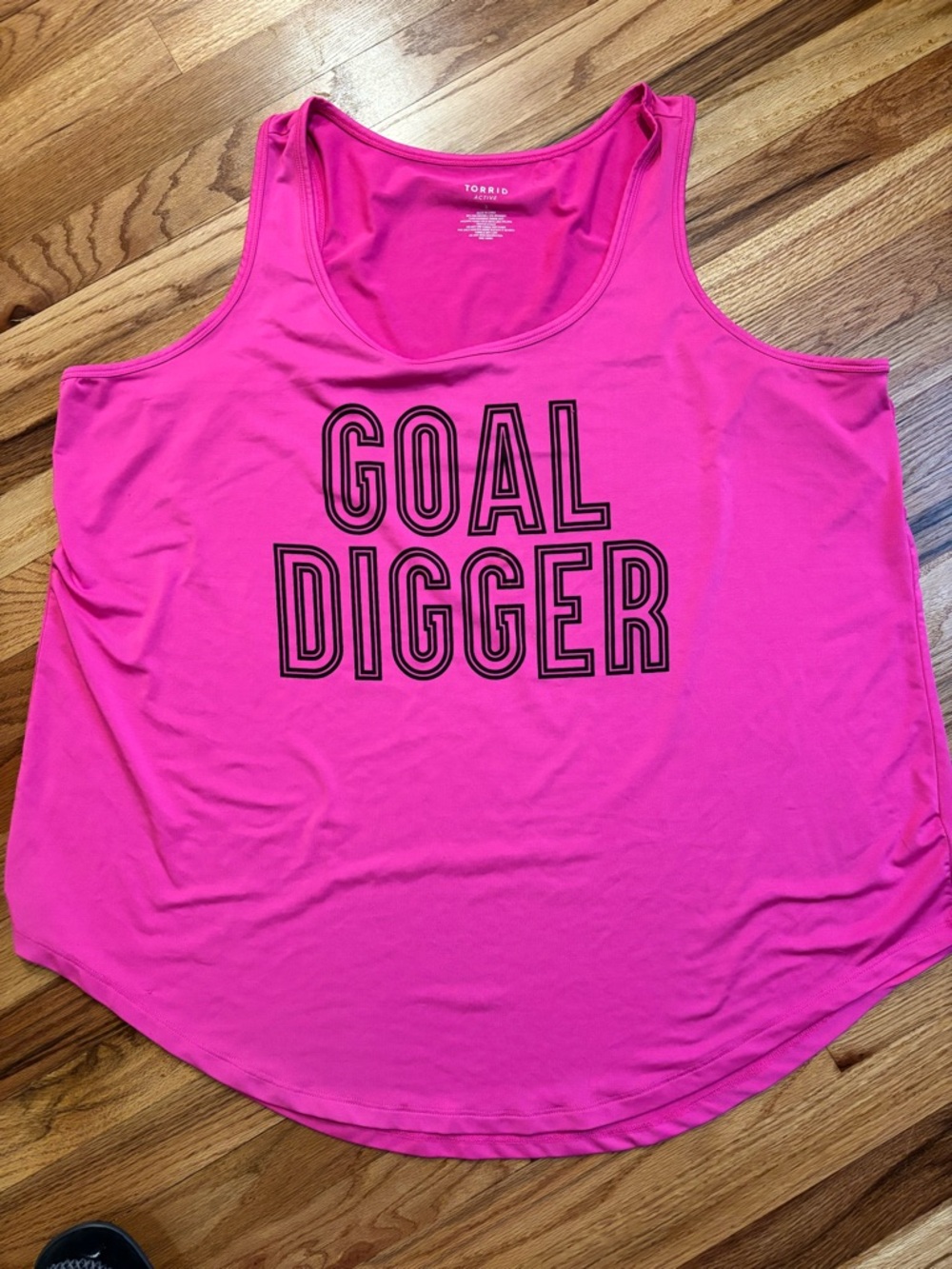 torrid Hot Pink 'Goal Digger' Graphic Tank